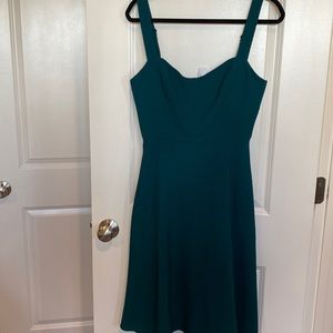 Black Halo Baker Dress pine green size 6